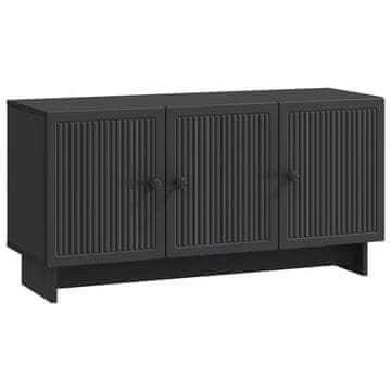 Vidaxl TV omarica Črna 99 x 34,5 x 50 cm Inženirski les
