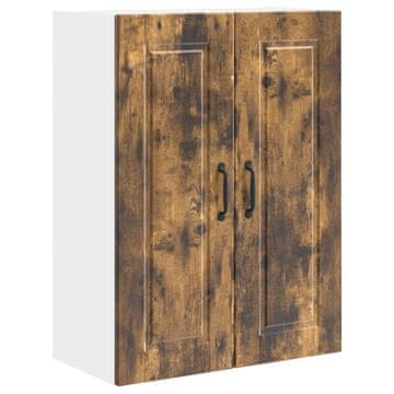 Vidaxl Omarica na steni PORTO Dimljeni oreh 60 x 31 x 80 cm