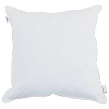 Vidaxl Vzglavnik z blazino 2 szt. Bela 50 x 50 cm Bombaž