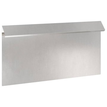 Vidaxl Ograja za polže 16 szt. srebrna 50 x 3,5 x 25 cm Nerjaveče jeklo