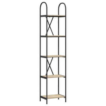 Vidaxl Knjižna polica Sonoma hrast 40 x 30 x 183 cm Konstruiran les