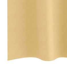 Vidaxl Zavese za zatemnitev z obroči 2 szt. Bež 225 x 140 cm Poliester