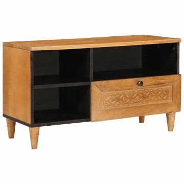 Vidaxl TV omarica s predalom 80 x 33 x 46 cm Masiven les manga