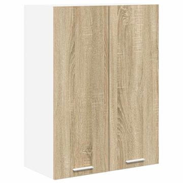 Vidaxl Viseča omarica Sonoma hrast 60 x 31 x 80 cm Konstruiran les