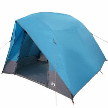 Vidaxl Kamperski šotor s streho Modra 320 x 275 x 190 cm tafeta