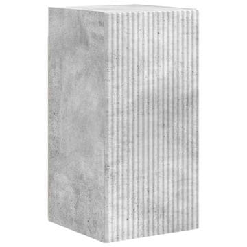 Vidaxl TV stenska omara Beton 30 x 31 x 60 cm Konstruiran les