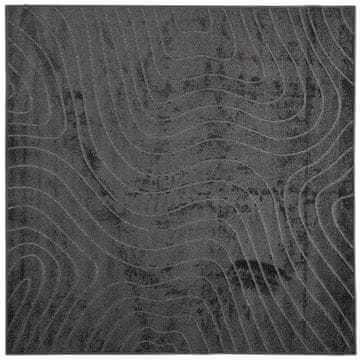 Vidaxl Preproge za površine PALMERAS Antracit 120 x 120 cm Poliester