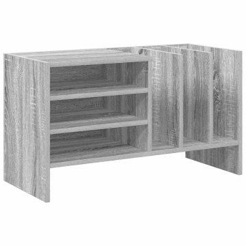 Vidaxl Omara za plošče Siva Sonoma 78,5 x 35 x 45 cm Inženirski les