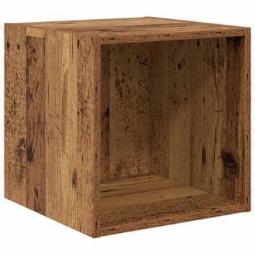 Vidaxl Omarica na steni Star les 37 x 37 x 37 cm Konstruiran les