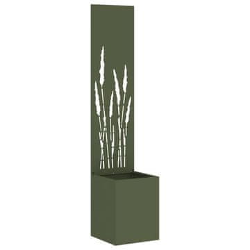 Vidaxl Zaslon za zasebnost v vrtu Ureznine Olivno zelena 32 x 150 cm