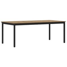 Vidaxl Jedilne mize 180 x 90 x 75 cm Inženirski les Pravokotna