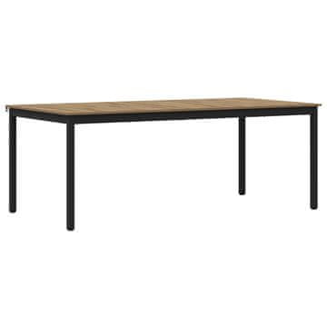 Vidaxl Jedilne mize 180 x 90 x 75 cm Inženirski les Pravokotna