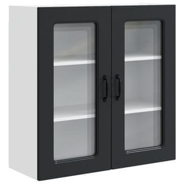 Vidaxl Plošča za pomivalni stroj Kalmar Črna 80 x 31 x 80 cm