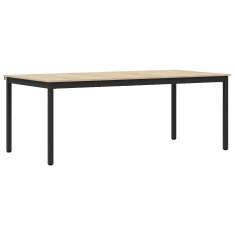 Vidaxl Jedilne mize 200 x 100 x 75 cm Inženirski les Pravokotna