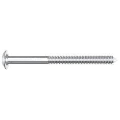 Vidaxl Pohištveni vijaki 12 szt. srebrna M6 x 85 mm Jeklo