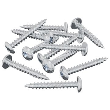 Vidaxl Lesen vijak 8182 szt. srebrna M4 x 28 mm elezo