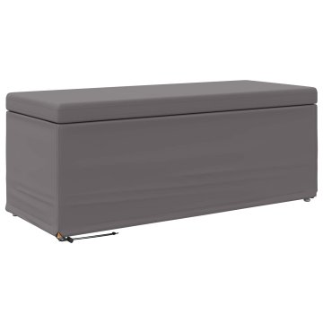 Vidaxl Stolica Siva 101 x 41 x 40 cm Umetno Usnje in Umetno Leseno