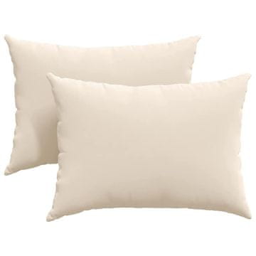 Vidaxl Blazine za kavč 2 szt. Bež 70 x 50 cm blago