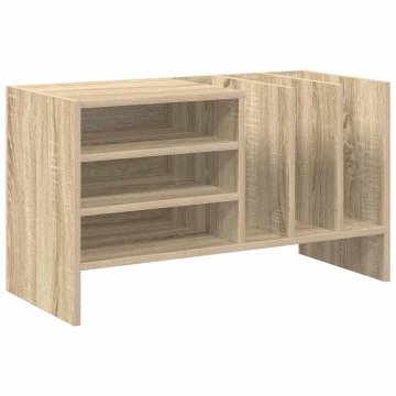 Vidaxl Omara za plošče Sonoma hrast 78,5 x 35 x 45 cm Inženirski les