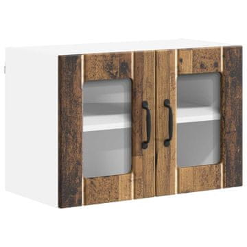Vidaxl Stenski stekleni omarica LUCCA Star les 60 x 31 x 40 cm