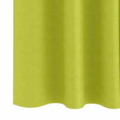 Vidaxl Zavese za zatemnitev z obroči 2 szt. Zelena 225 x 140 cm