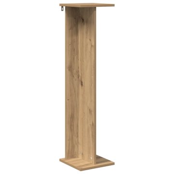 Vidaxl Stojalo za rastline Artisan hrast 25 x 25,5 x 100,5 cm