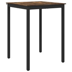 Vidaxl Stoječ miza za bar Inženirski les Kvadrat