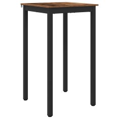 Vidaxl Stoječ miza za bar Inženirski les Kvadrat