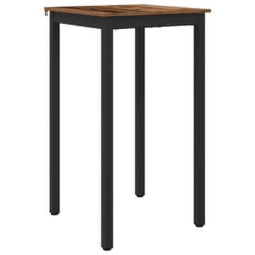 Vidaxl Stoječ miza za bar Inženirski les Kvadrat
