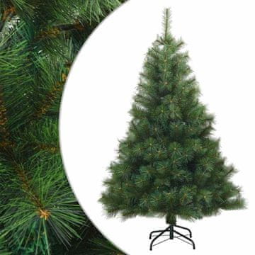 Vidaxl Umetno Zložljivo Božično Drevo Zelena 120 cm PVC, jeklo