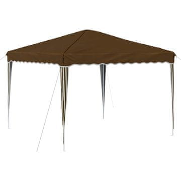 Vidaxl Zložljivi šotor za zabave 288 x 288 x 245 cm Taupe