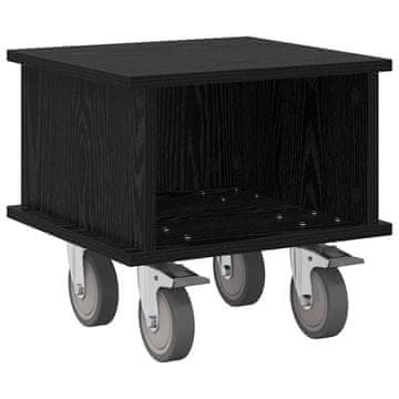 Vidaxl TV stojalo Črna Orehovina 37 x 35 x 35 cm Konstruiran les