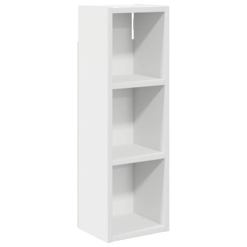 Vidaxl Kopalna stenska omarica Bela 20 x 16 x 62,5 cm