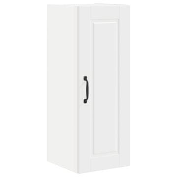 Vidaxl Omarica na steni PORTO Bela 30 x 31 x 80 cm Konstruiran les