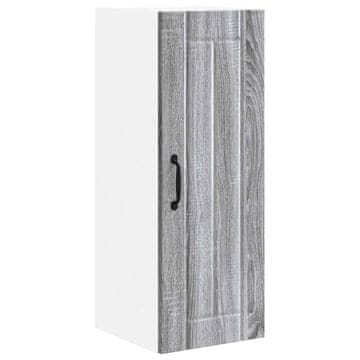 Vidaxl Omarica na steni LUCCA Siva Sonoma 30 x 31 x 80 cm