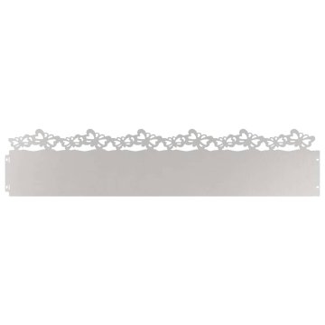 Vidaxl Robniki za trato 30 szt. srebrna 103 x 0,05 x 22 cm