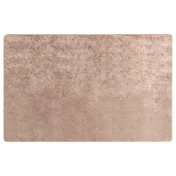 Vidaxl Preproga runner MARSA Peščena 120 x 170 cm Poliester in PVC