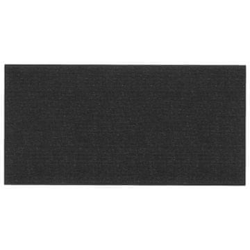 Vidaxl Stenska glavna postelja 12 szt. Črna 60 x 30 cm blago