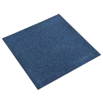 Vidaxl Preproga 20 szt. Temno modra 50 x 50 cm 100% polipropilen