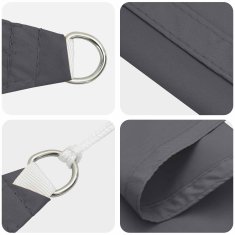 Vidaxl Sončno platno 6 x 2 m PU prevlečen oxford