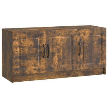 Vidaxl TV omarica Dimljen hrast 99 x 34,5 x 47 cm Inženirski les