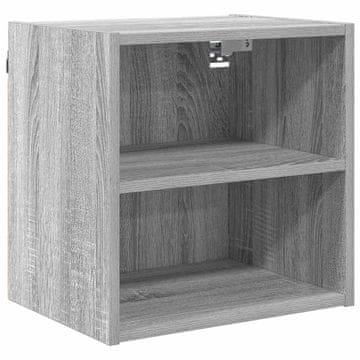 Vidaxl Viseča omarica Siva Sonoma 40 x 29,5 x 40 cm Konstruiran les