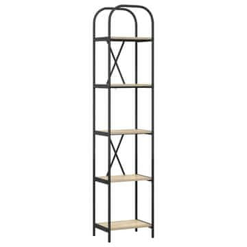 Vidaxl Knjižna polica Sonoma hrast 40 x 30 x 183 cm Konstruiran les