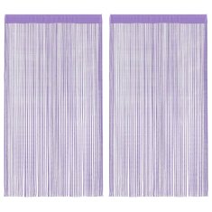 Vidaxl Zavese iz nitk 2 kosa 140x250 cm vijolične barve