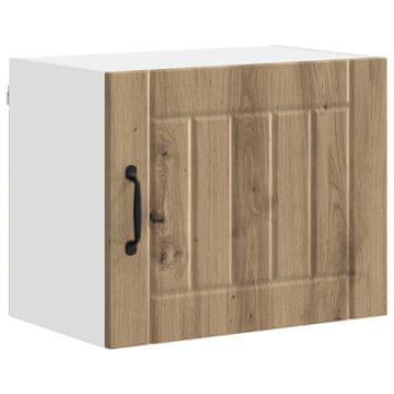 Vidaxl Omarica na steni LUCCA Artisan hrast 50 x 31 x 40 cm