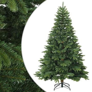 Vidaxl Umetno Zložljivo Božično Drevo Zelena 180 cm PVC, PE in jeklo