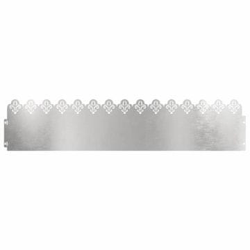 Vidaxl Robniki za trato 20 szt. srebrna 103 x 0,05 x 22 cm