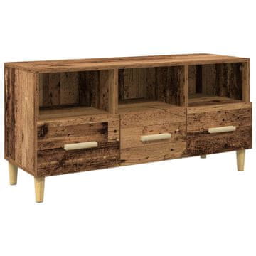 Vidaxl TV omarica s predalom Star les 102 x 36 x 50 cm Konstruiran les