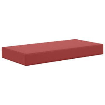 Vidaxl Zunanja sedežna blazina vinsko rdeča 80 x 40 x 8 cm