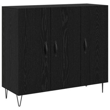 Vidaxl Strani šal Črna Orehovina 90 x 32,5 x 80 cm Konstruiran les